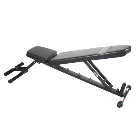 Sunny Health & Fitness Adjustable Gym Bench-Versatile Workout Bench-Heavy-Duty,Black,52.44x18.82x45.9