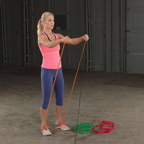 Body Solid Resistance Bands - Versatile Elastic Fitness Straps - Multi-Purpose Workout Accessories