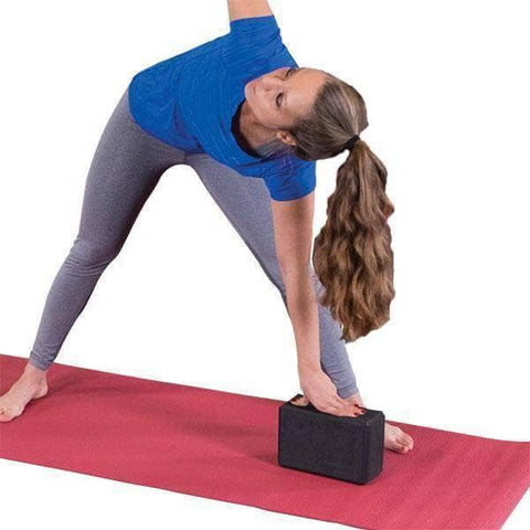 Body Solid Yoga Block - Enhance Poses - Supportive Foam - Stable Grip