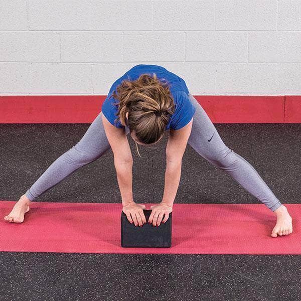 Body Solid Yoga Block - Enhance Poses - Supportive Foam - Stable Grip