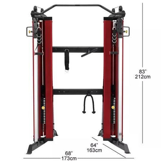 Steelflex CLDCC Functional Trainer | Versatile Home Gym Equipment | Dual Weight Stacks