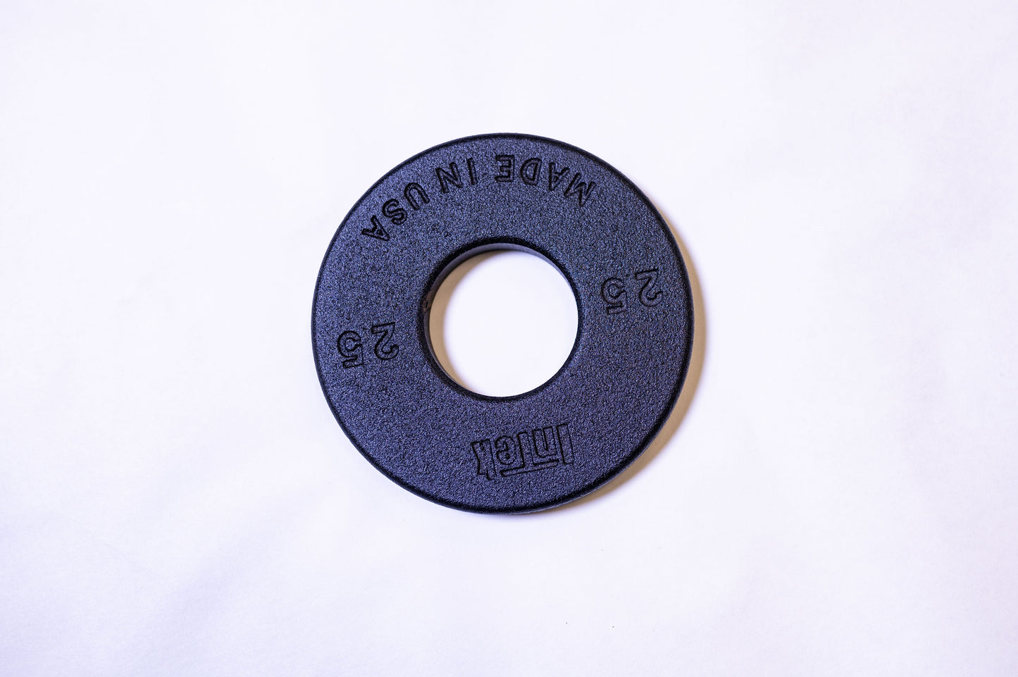 Intek Strength Durable Olympic Weight Plates - Versatile Cast Iron & Bumper Plates - Flat Black