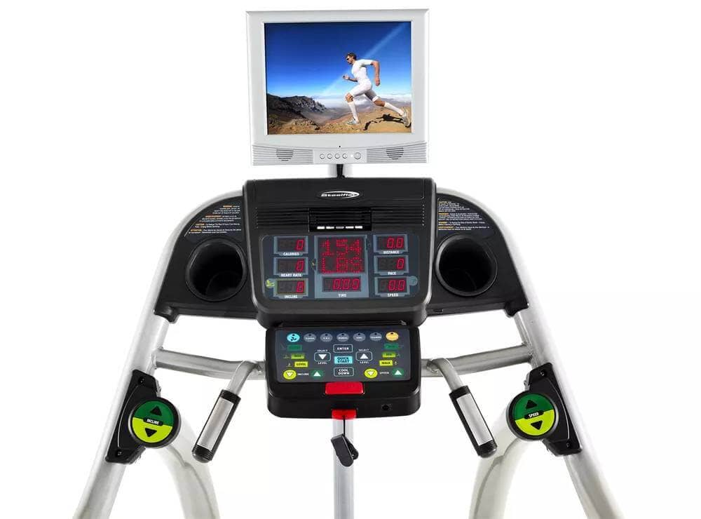 Steelflex PT10 Treadmill - Durable Cardio Machine - Black - 83x40x61