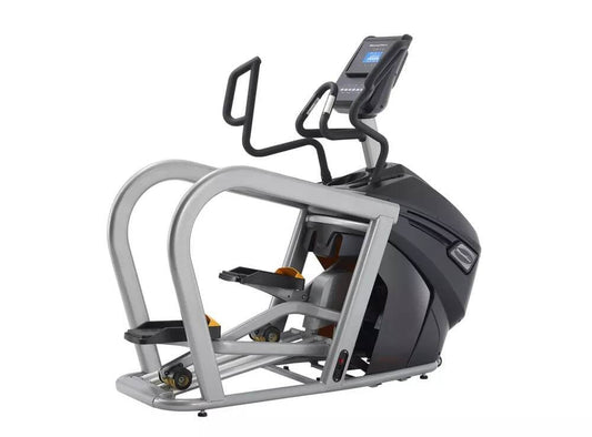 Steelflex PE10 Elliptical Trainer - Full-Body Cardio Machine - Silver - 77x26x65