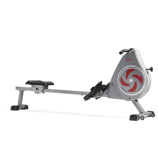 Sunny Health & Fitness Dynamic Air Rowing Machine-Cardio Equipment-Multiblade Resistance-72.6x25.1x31.3