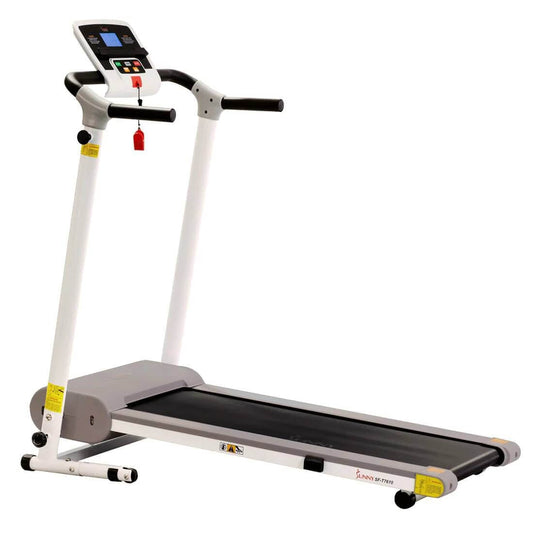 Sunny Health & Fitness Compact Folding Treadmill - Portable Running Machine -39x14