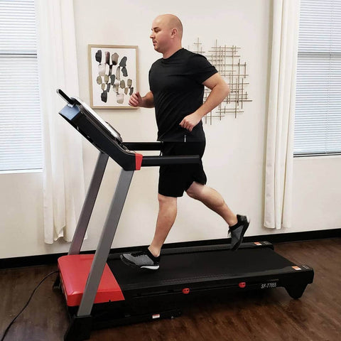 Sunny Health Fitness Evo-Fit Incline Treadmill - Advanced Cardio Machine-Dual Holders-Multi-Color