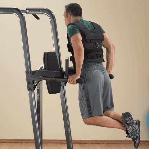 Body-Solid Fusion Vertical Knee Raise Chin Dip Pull-Up-Vest