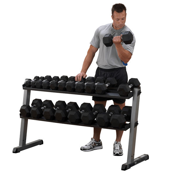 Body-Solid Horizontal Dumbbell Rack