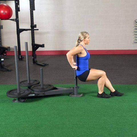 Body Solid Weight Sled - Versatile Fitness Gear - Durable Exercise - Compact