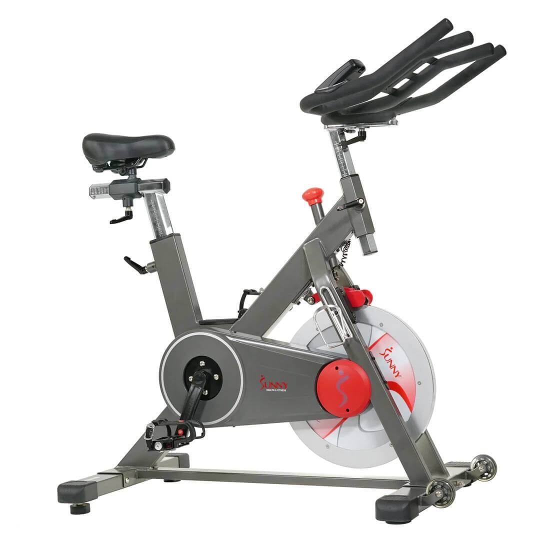 Sunny Health Fitness Adjustable Indoor Cycling Exercise Bike-Quiet