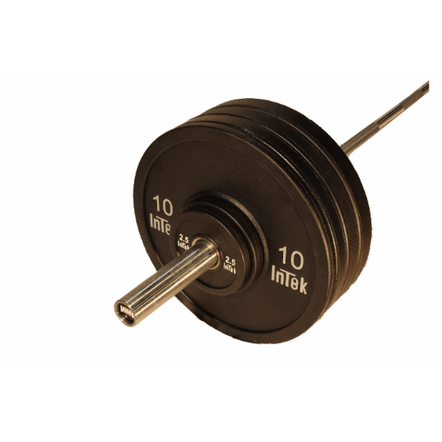Intek Strength 7’ Olympic Bar - Raw Steel Training Bar - 20KG Weightlifting