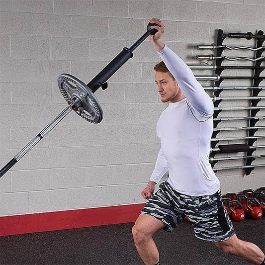 Body Solid Rotational Club Grip - Versatile Fitness Handle - Core & Shoulder Trainer - Secure Grip