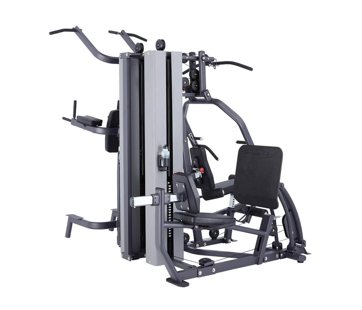 Steelflex MG200B Multi Gym - Versatile Strength Training - Adjustable Resistance - Black/Silver