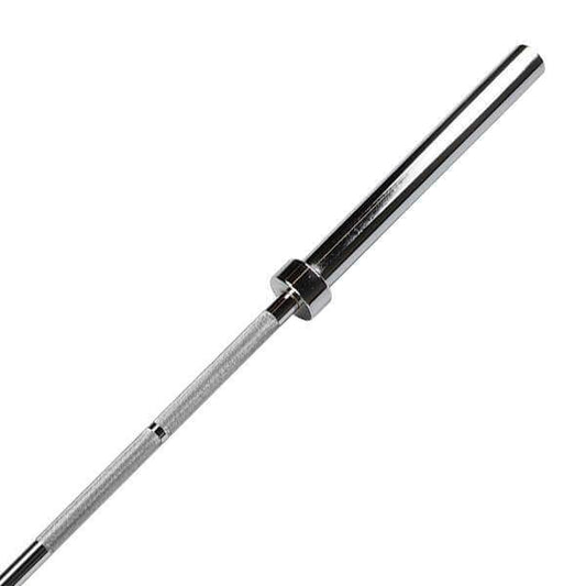 Body Solid Premium Olympic Bar - High Load Capacity Steel Barbell - Silver - 7ft Length, 30mm Diameter