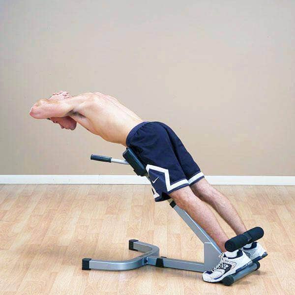 Body-Solid Powerline Back Hyperextension PHYP200X - Core Strengthening Exercise Equipment