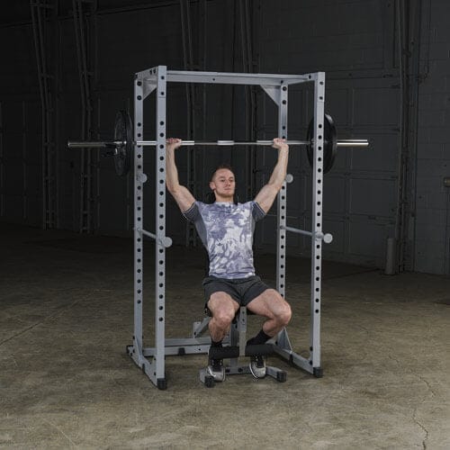 Body Solid Powerline Power Rack PPR200X - Versatile Full Body Exercise - Wide Design - Black