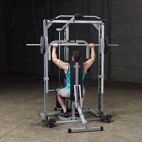 Body Solid Powerline Smith Machine Package - Complete Strength Solution - Frictionless Movement