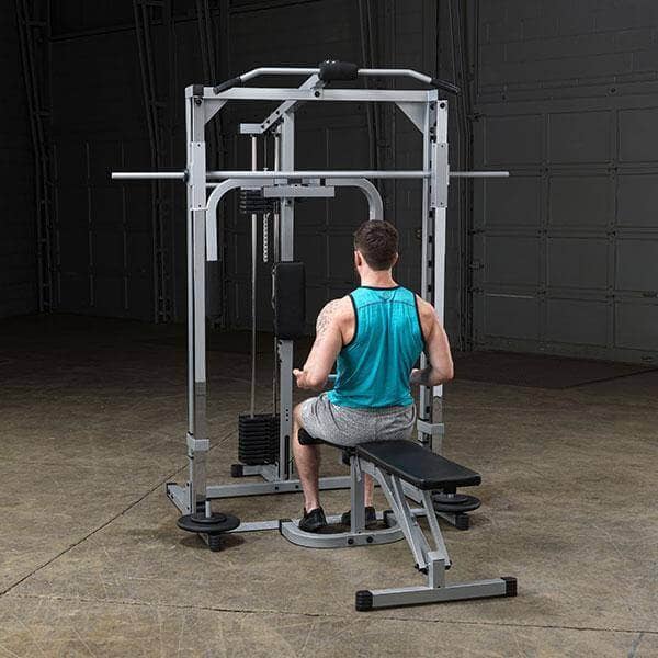 Body Solid Powerline Smith Machine Package - Complete Strength Solution - Frictionless Movement