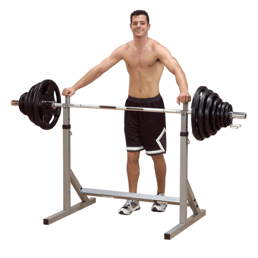 Body-Solid Powerline Squat Rack PSS60X - Versatile Strength Training - Adjustable Bar Supports