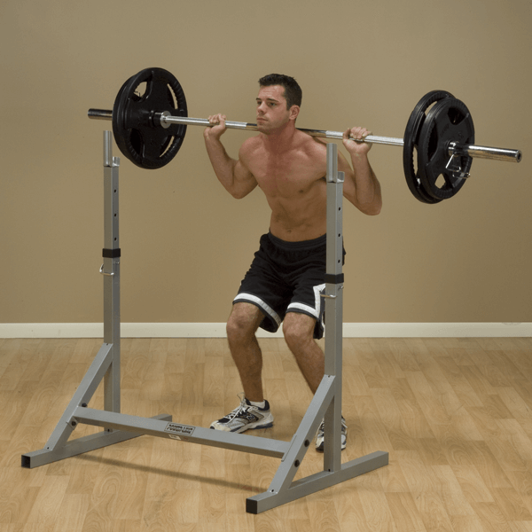 Body-Solid Powerline Squat Rack PSS60X - Versatile Strength Training - Adjustable Bar Supports