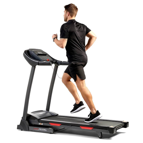 Sunny Health Fitness Premium Folding Incline Treadmill - Cardio Machine - Black-63x26.2x 50.2