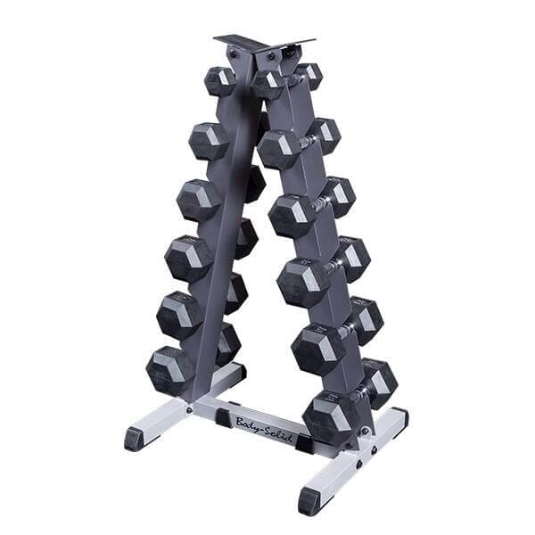 Body-Solid Vertical Dumbbell Rack - Efficient Storage - Unrestricted Access