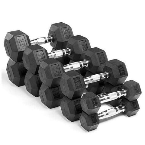 Intek Strength Premium Hex Dumbbells - Durable & Versatile Weights - High-Quality Fitness Gear