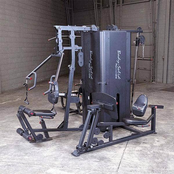 Body Solid S1000 Four-Stack Gym - Commercial Multi-Station Fitness System - Versatile Home Workout