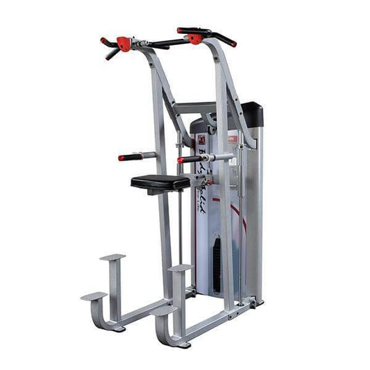 Body-Solid Weight Assist Chin Dip - Grip Strength Machine - Commercial - Grade - Compact