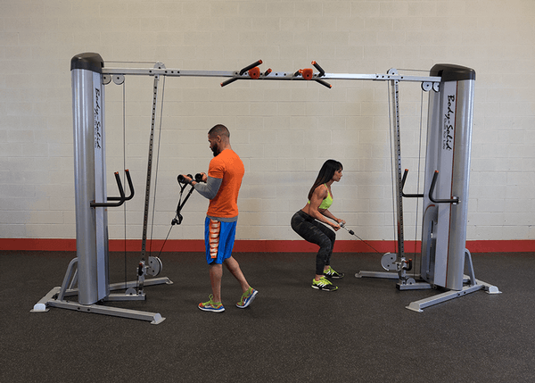 Body Solid S2CCO PCL2 Cable Crossover - Dual Pulley System - Versatile Strength Equipment - Compact Design