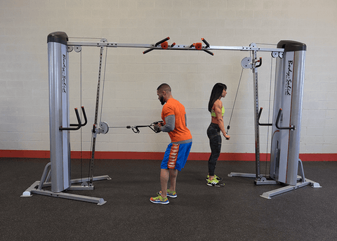 Body Solid S2CCO PCL2 Cable Crossover - Dual Pulley System - Versatile Strength Equipment - Compact Design