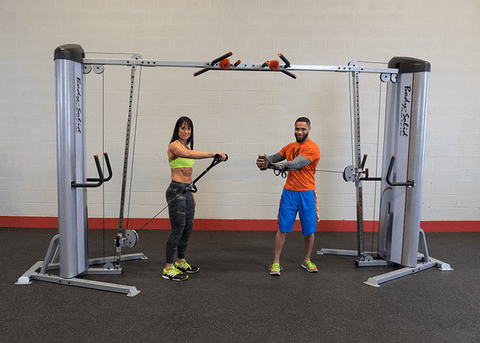 Body Solid S2CCO PCL2 Cable Crossover - Dual Pulley System - Versatile Strength Equipment - Compact Design