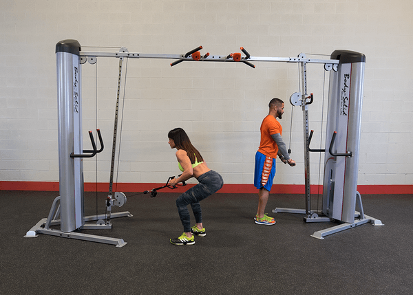 Body Solid S2CCO PCL2 Cable Crossover - Dual Pulley System - Versatile Strength Equipment - Compact Design