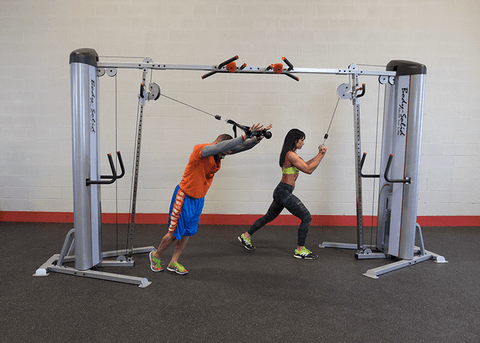 Body Solid S2CCO PCL2 Cable Crossover - Dual Pulley System - Versatile Strength Equipment - Compact Design