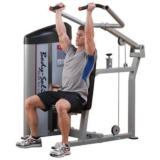 Body Solid Shoulder Press - Professional Upper Body Strength - Various Colors, Dimensions