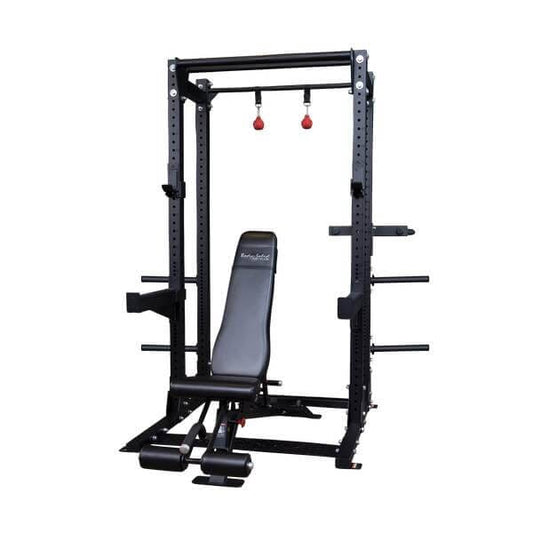 Body Solid ProClub Extended Half Rack - Complete Gym Solution - Versatile Training Setup