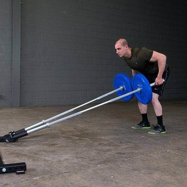 Body Solid T-Bar Row Platform - Build Back & Shoulders - Olympic Bar - Versatile Workouts
