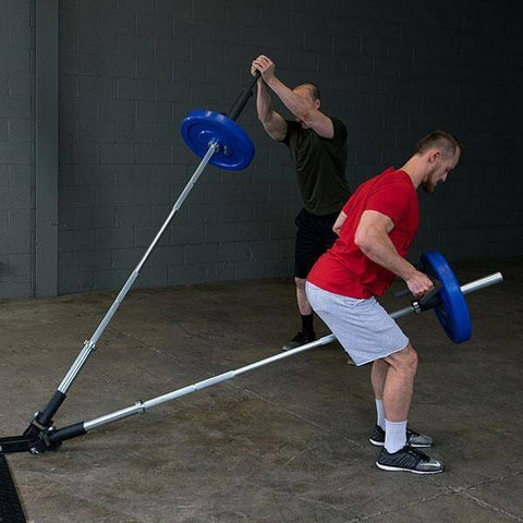 Body Solid T-Bar Row Platform - Build Back & Shoulders - Olympic Bar - Versatile Workouts
