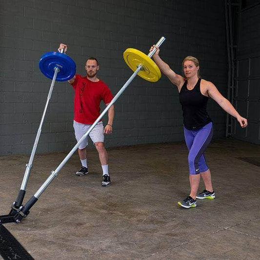 Body Solid T-Bar Row Platform - Build Back & Shoulders - Olympic Bar - Versatile Workouts