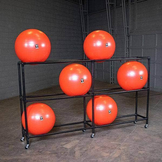 Body Solid Stability Ball Rack - Efficient Storage Solution - Durable Organizer