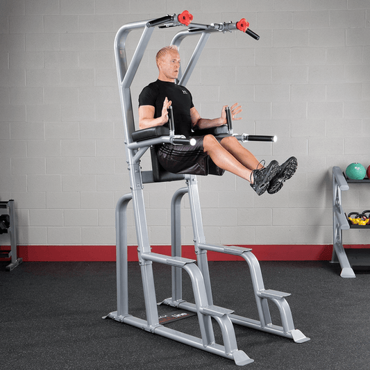 Body Solid Pro SVKR1000 - Ultimate Vertical Knee Raise Chin Dip - Multiple Grips, Full Upper Body