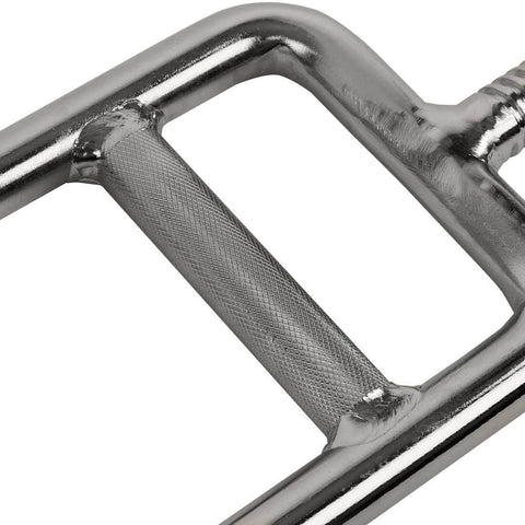 Sunny Health & Fitness Chrome Triceps Bar-Solid Steel Upper Arm Workout-24