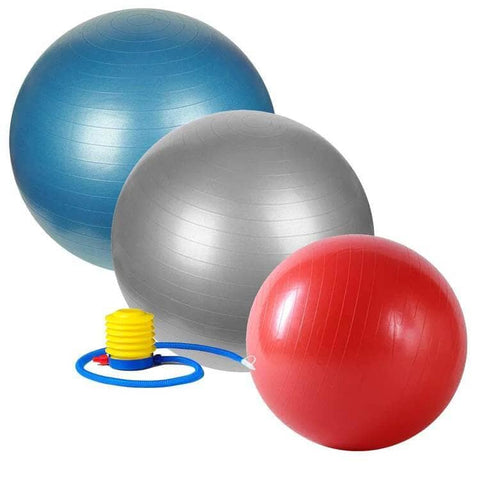 Sunny Health & Fitness Core Stability Exercise Ball-Anti-Burst Gym Ball-Durable Yoga Ball