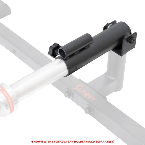 Sunny Health Fitness 360-Degree Rotating Barbell Landmine Attachment-Versatile Core Strength-Black-15x3.6x3.3