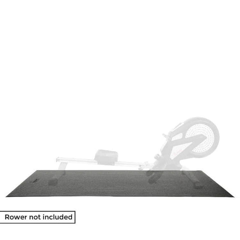 Sunny Health Fitness Gym Equipment Mat - Durable Floor Protector-Non-Slip Black-30x20x0.16 in