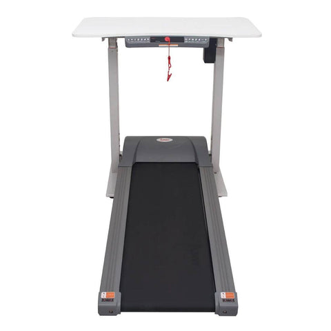 Sunny Health Fitness Detachable Treadmill Desk-Wireless Exercise Workstation-Adjustable Incline-Black