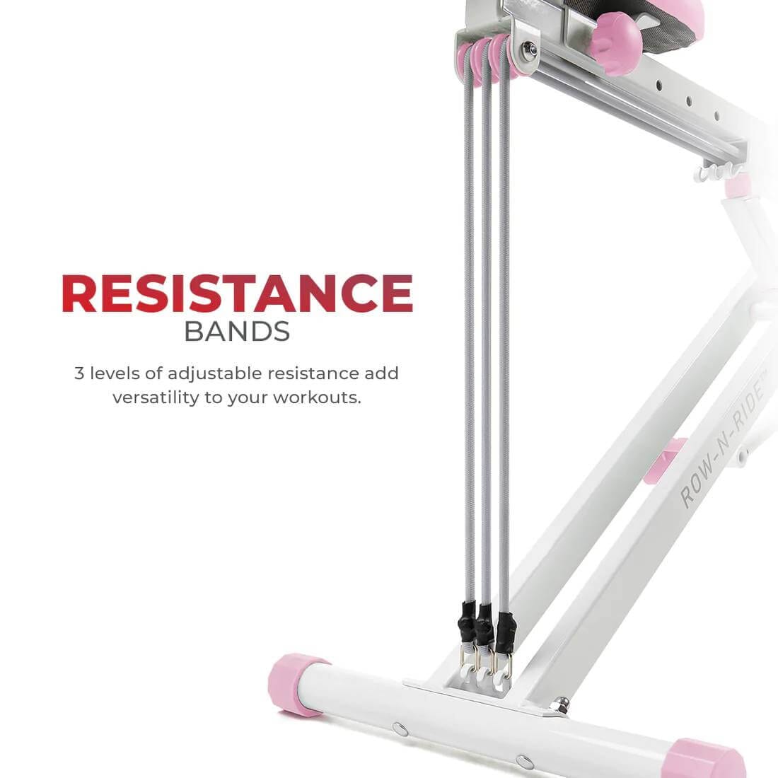 Sunny Health Fitness Pink Squat Trainer - Durable Steel - Adjustable Resistance -Compact-45.3x19.3