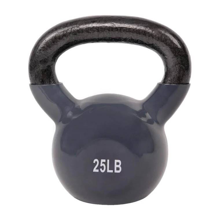 Sunny Health Fitness Versatile Kettlebell | 5-25 lbs | Vinyl Coated | Compact & Durable