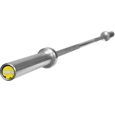 Intek Strength 6’ Olympic Bar - Durable 15KG Fitness Bar - Hard Chrome - 79" Length
